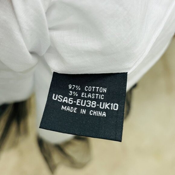 H&R London Graphite Flower Outline 50s Rockabilly Classic Punk Dress NWT Sz 6 - Picture 9 of 16